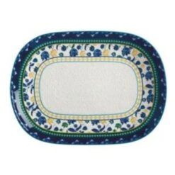 Maxwell & Williams Rhapsody Oblong Platter 45x33cm Blue