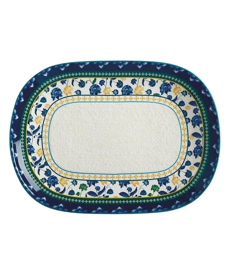 Maxwell & Williams Rhapsody Oblong Platter 45x33cm Blue 4 Maxwell & Williams Rhapsody Oblong Platter 45x33cm Blue - Image 2