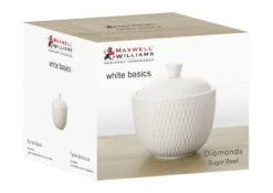 Maxwell & Williams White Basics Diamonds Sugar Bowl DV0066 -Maxwell & Williams Shop maxwell williams sugar bowl maxwell williams white basics diamonds sugar bowl dv0066 31368770158681