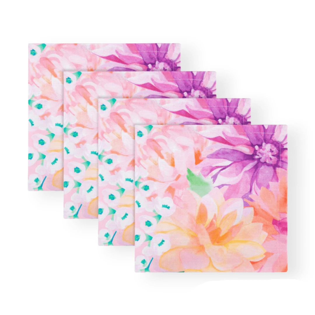 Maxwell & Williams Teas & C'S Cotton Napkin Set Of 4 45x45cm GX0591 3 Maxwell & Williams Teas & C'S Cotton Napkin Set Of 4 45x45cm GX0591