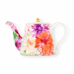 Maxwell & Williams Dahlia Daze Teapot With Infuser 1L Sky HV0333