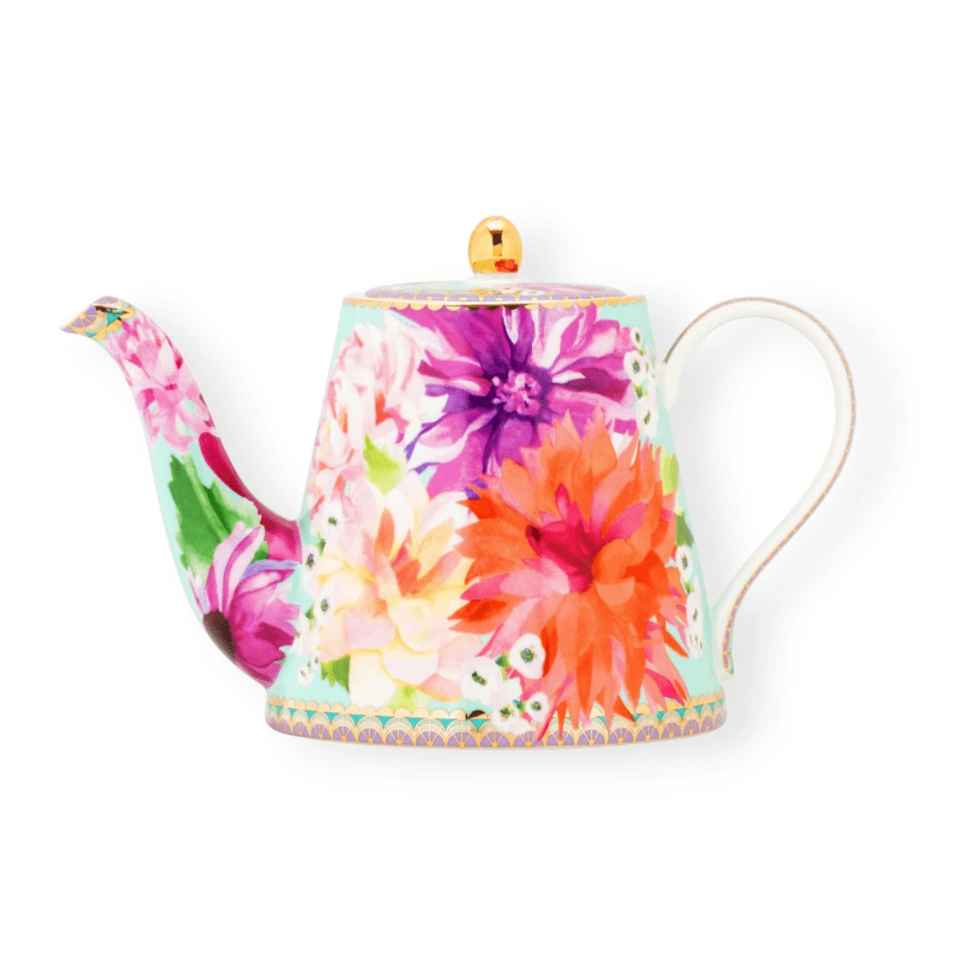 Maxwell & Williams Dahlia Daze Teapot With Infuser 500ML Sky 500ml HV0331 3 Maxwell & Williams Dahlia Daze Teapot With Infuser 500ML Sky 500ml HV0331