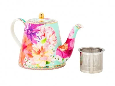 Maxwell & Williams Dahlia Daze Teapot With Infuser 500ML Sky 500ml HV0331 4 Maxwell & Williams Dahlia Daze Teapot With Infuser 500ML Sky 500ml HV0331 - Image 2
